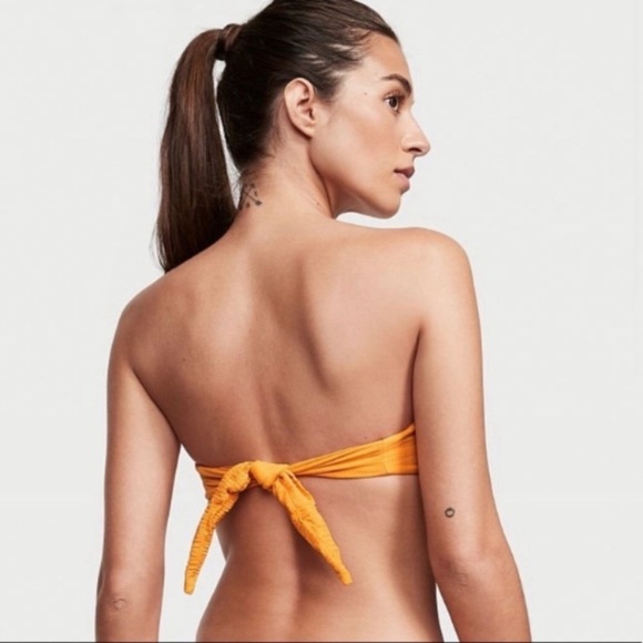 NEW! Montce Mari scrunch tori bandeau bikini top 27833 - Picture 2 of 9